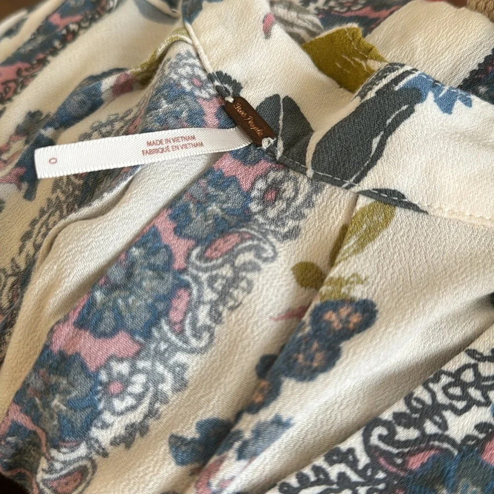 Free People Violet Hill Floral Printed Tunic - Picture 7 of 14